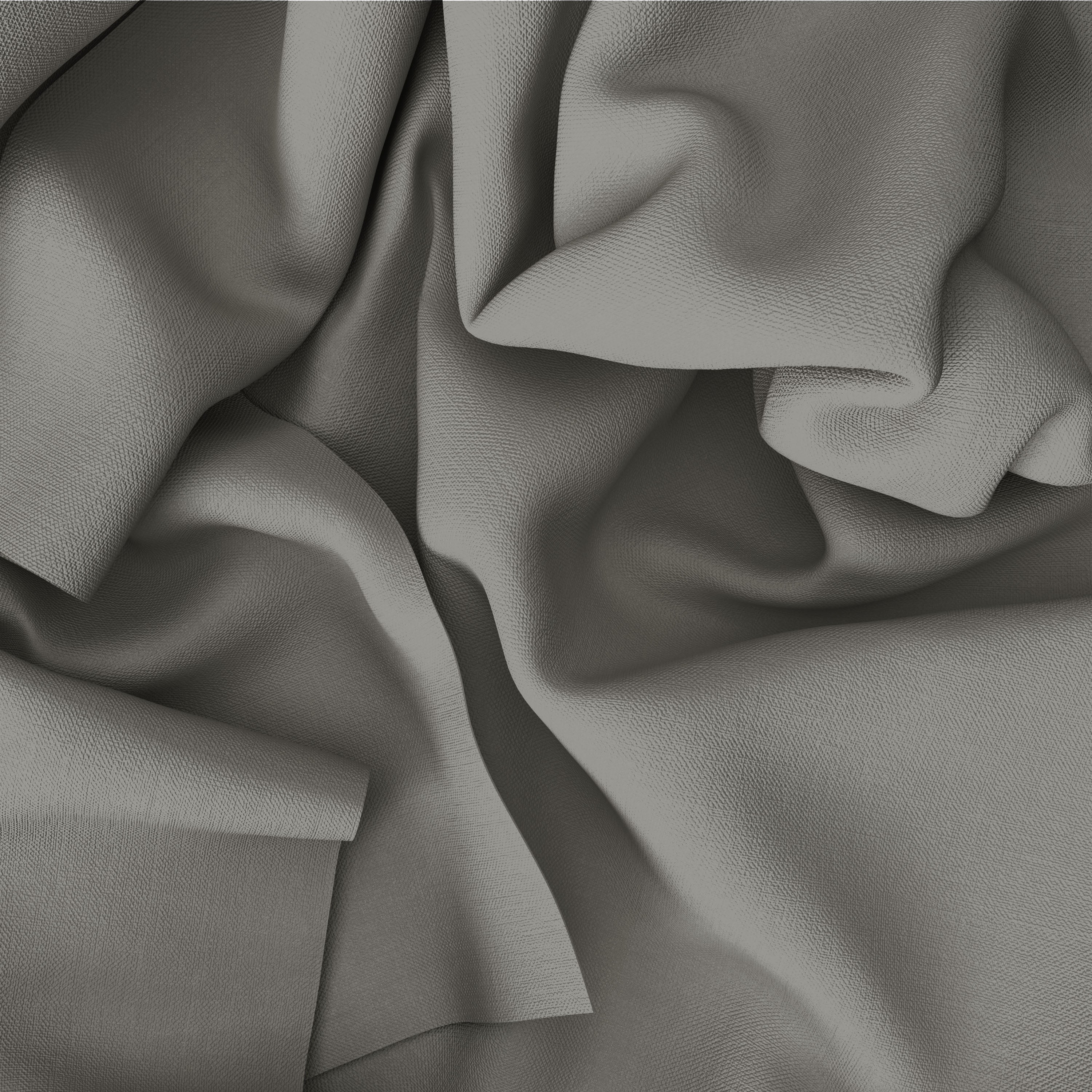 Dark Grey Solid Darkening Blackout Curtains - 1 Panel, Polyester